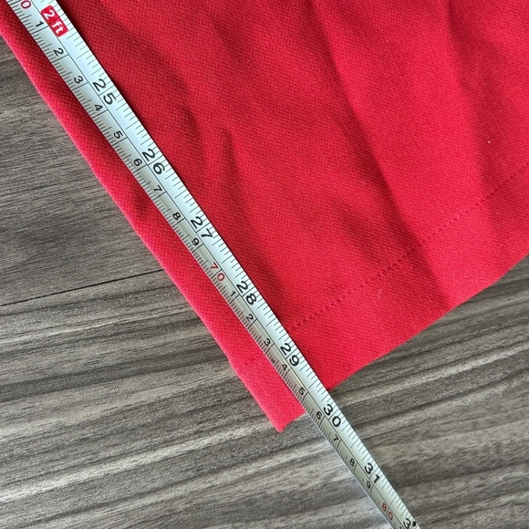 NEW WAYF Womens London Track Pant Red with White Pipping Wide Leg - Picture 9 of 10